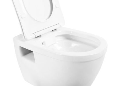 Унитаз подвесной BelBagno LOTO BB070CHR/SC белый с сиденьем микролифт безободковый каскадный смыв