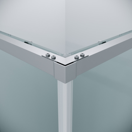 Душевая дверь Grossman Galaxy 1/2.K33.01.70.10.00 70х195 стекло прозрачное профиль хром глянцевый