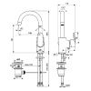 Смеситель Ideal Standard Vito B0410AA на раковину хром