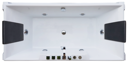 Ванна гидромассажная Royal Bath TRIUMPH RB665102CO 190х85 пристенная прямоугольная