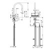 Смеситель для кухни Hansgrohe Aquno Select 73831670 на мойку черный