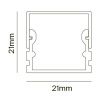 Алюминиевый профиль накладной Maytoni Led Strip ALM007S-2M