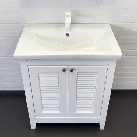 Тумба с раковиной Comforty Классик 00-00013804CF 70х50 напольная цвет белый