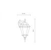 Уличный настенный светильник Arte Lamp Genova (Генова) A1204AL-1BN