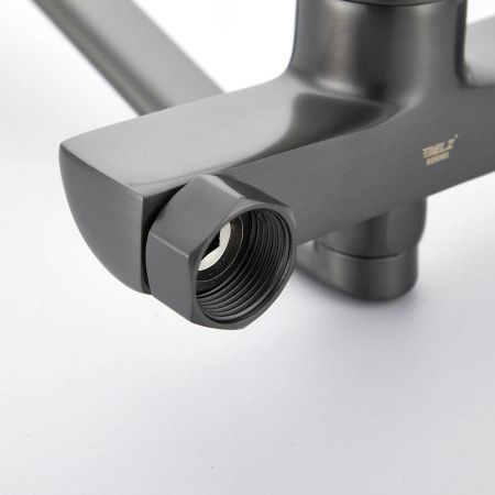 Смеситель для ванны и душа BELZ B79019-3 настенный оружейная сталь