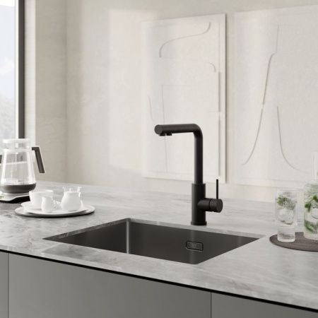 Смеситель для кухни IDDIS Rule RULBLLFi05 на мойку черный