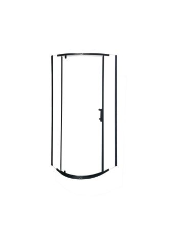 Душевой уголок Cerutti SPA KORRA Z90B 90х90 стекло прозрачное профиль черный без поддона
