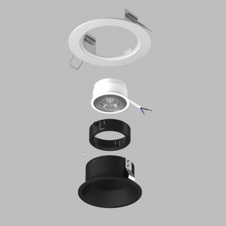 Светильник встраиваемый Lightstar Domino (Домино) D61607BMOD