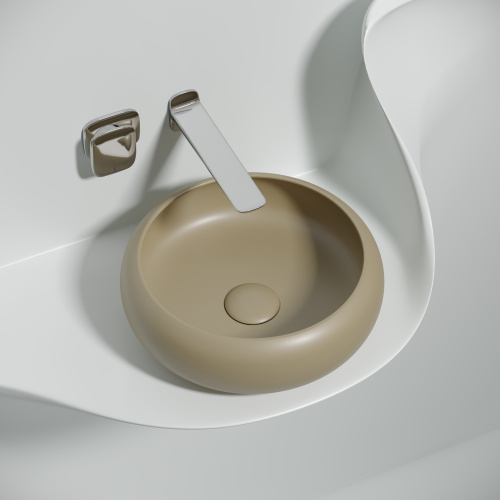 Раковина Ceramica Nova ELEMENT 36 см CN6050MC накладная цвет капучино матовый - фото 4
