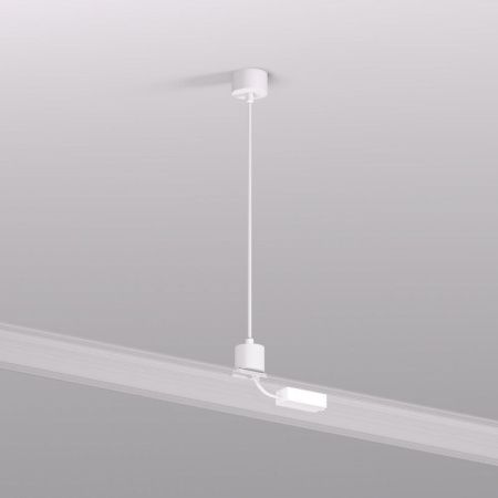 Подвод питания для подвесного монтажа трека Denkirs SMART BASE (СМАРТ БАСЕ) TR2124-WH