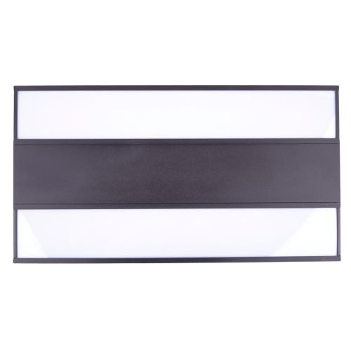Панель светодиодная Uniel ULO-K16B 2x16W/4000K/L50 5W/RGB IP44 BLACK - фото 3