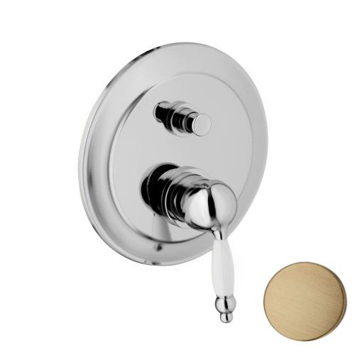 Смеситель для ванны и душа Webert Dorian DO860101065 настенный бронза - фото 2