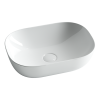 Раковина из сантехнического фарфора Ceramica Nova ELEMENT CN6009 50х30 накладная цвет белый без отверстий под смеситель
