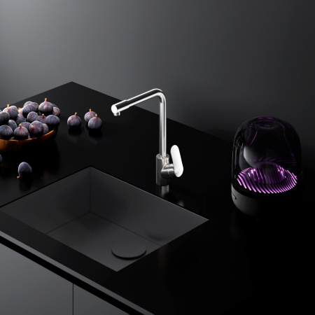 Смеситель для кухни Am.Pm Like F8005711 на раковину/на столешницу сатин без термостата