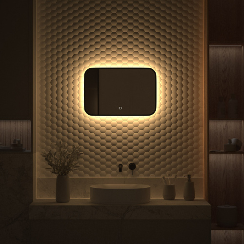 Зеркало в ванную Defesto AURA DF 2972SH 60х40 - фото 5