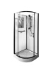 Душевая кабина Cerutti SPA KORRA90B 90х90 четверть круга без крыши ориентация универсальная