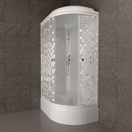 Душевая кабина Тритон Коралл Щ0000061819 120х80 асимметричная с крышей ориентация левая