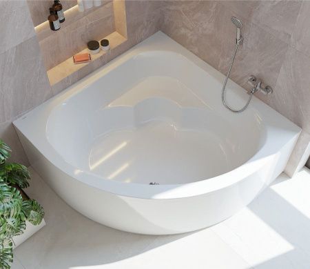 Ванна акриловая Santek Канны 1WH111983 150х150 угловая четверть круга без каркаса