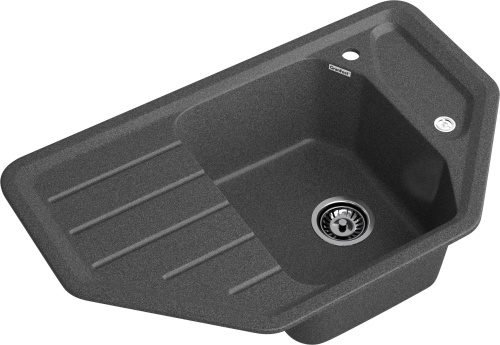 Кухонная мойка Granfest Corner C-800E графит 79х59 цвет графит - фото 2