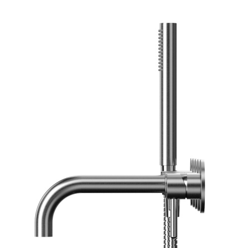 Смеситель для ванны Whitecross Y brushed nickel Y1240NIB встраиваемый никель брашированный без термостата - фото 2