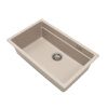 Кухонная мойка Grandex Aqua 500303 75х45 цвет бежевый поверхность матовая