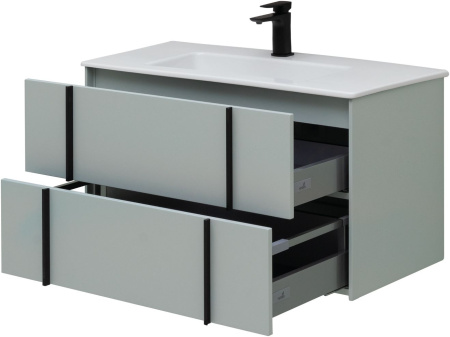 Тумба под раковину Allen Brau Reality 1.32006.PWM 90х46х50 подвесная цвет зеленый