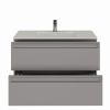 Тумба под раковину Allen Brau Eclipse 2.0 1.E1001.PGM 2.0 60х50 подвесная цвет серый