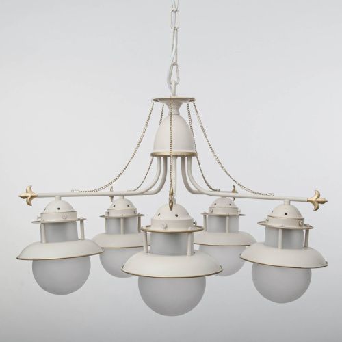 Люстра подвесная Abrasax Ursula (Урсула) L.9201-5CREAM/G - фото 4