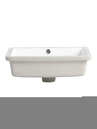 Раковина из сантехнического фарфора Orange B02-500W 50х40 встраиваемая цвет белый