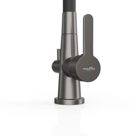 Смеситель для кухни Tokito AISAI TOK-AIS-1019 на мойку вороненая сталь