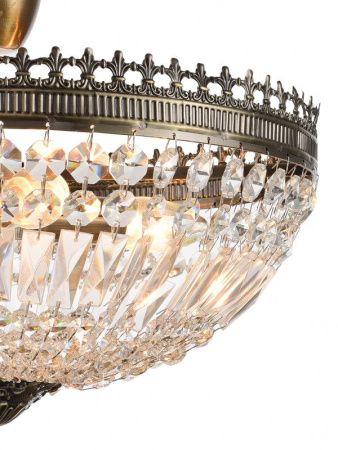 Люстра на штанге Natali Kovaltseva Rococo (Роцоцо) ROCOCO 81406/4C ANTIQUE