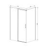 Душевой уголок Vincea Dice VSR-4D8011CL 110х80 стекло прозрачное профиль хром без поддона