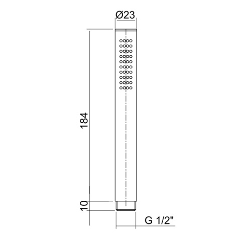 Душевая лейка QuadroDesign DC037-AS - фото 2
