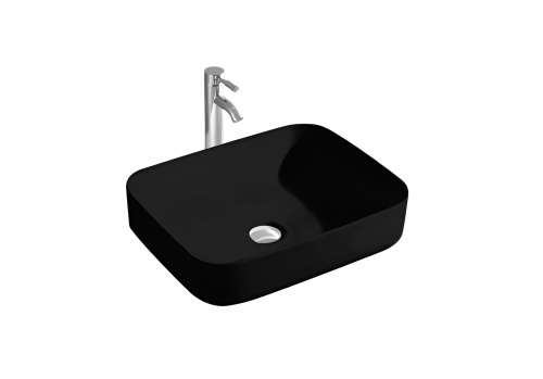 Раковина Aquatek ВЕГА 50 см AQ5515-MB накладная цвет черный матовый