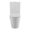 Унитаз напольный с бачком BelBagno FLAY-TOR BB2149CP-TOR/BB2149T/BB089SC белый с сиденьем микролифт безободковый смыв торнадо