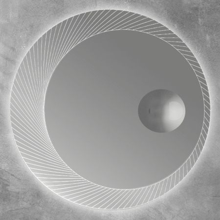 Зеркало с подсветкой Cezares 45011 100х100 подвесное