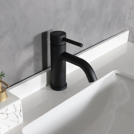 Смеситель Gid Cascada Inga SS096-BM-K (SS096BMK) на раковину черный матовый