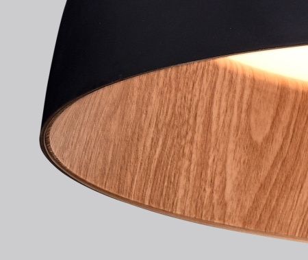 Светильник потолочный Delight Collection C0207-600A black/wood