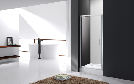 Душевая дверь Cezares MOLVENO MOLVENO-BA-1-80-C-Cr-IV 80х195 стекло прозрачное профиль хром глянцевый