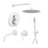 Душевая система Paffoni Light KITLIG018BO006 встраиваемая в стену