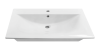 Раковина мебельная из сантехнического фарфора Sanita Luxe Breeze 80 WB.FN/Breeze/80-C/WHT.G/S1 80х50 накладная цвет белый