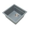 Кухонная мойка Grandex Aqua 500102 45х45 цвет серый поверхность матовая