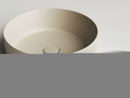 Раковина из сантехнического фарфора Ceramica Nova ELEMENT CN6022MC 40х40 накладная цвет коричневый без отверстий под смеситель