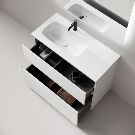 Тумба под раковину Sancos FOLK Floor FL100FLW 100х40 напольная цвет белый