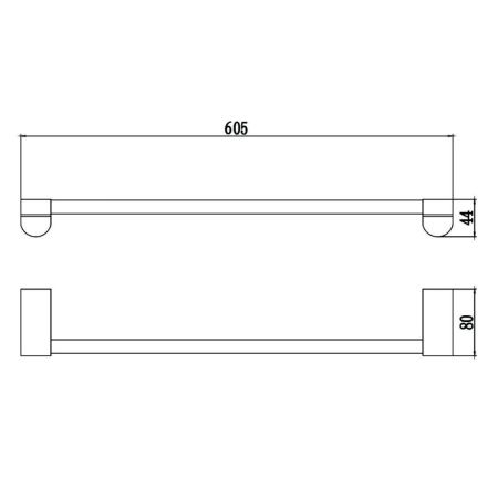 Полотенцедержатель Savol S-607324