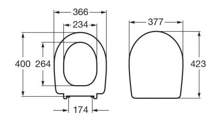 Крышка сиденье для унитаза Jika Lyra plus 8933813000009
