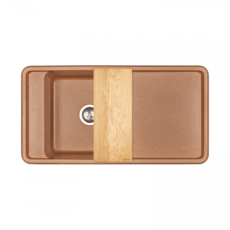 Кухонная мойка Aquaton Беллис 1A725132BS270 97х51 цвет коричневый