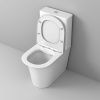 Унитаз напольный с бачком Grossman Galaxy GR-4469S белый с сиденьем безободковый каскадный смыв
