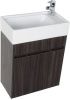 Тумба с раковиной Aquanet Лидс 00213042 50х30 подвесная цвет коричневый