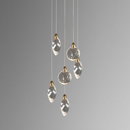 Светильник подвесной Delight Collection Colvin (Цолвин) MT9176-6H titanium gold